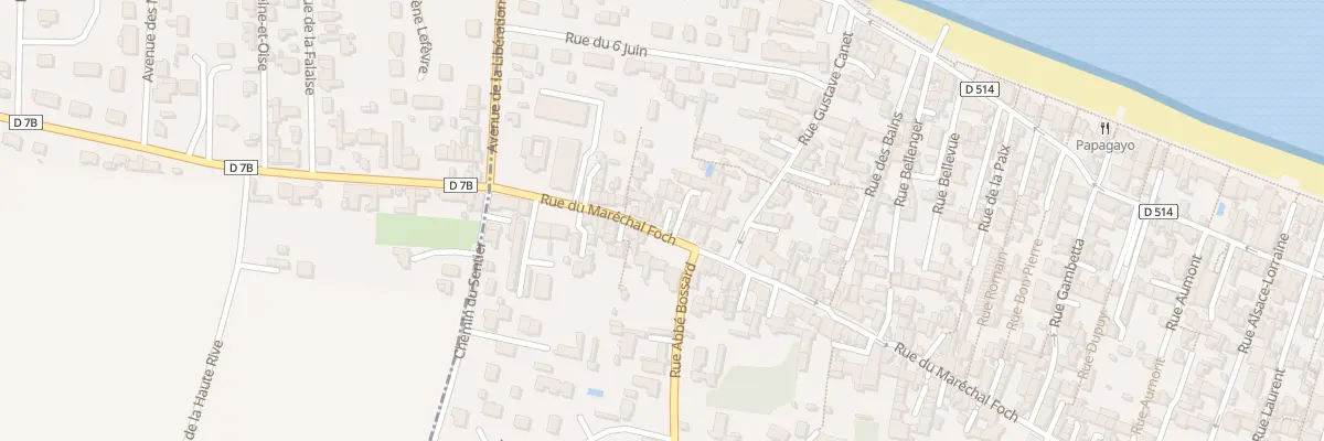 Plan du 124B Rue du Maréchal Foch à Saint-Aubin-sur-Mer