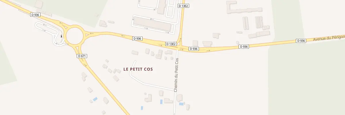 Plan du 254 Le Petit Cos à Sallebœuf