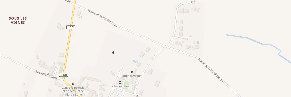 Plan du 15 Rue du Petit Chemin à Migron