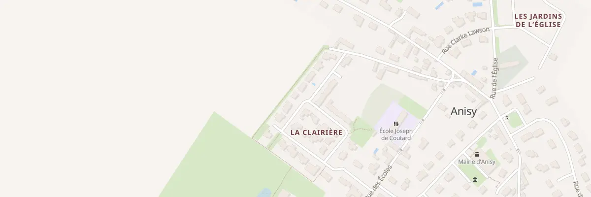 Plan du 5 Rue des Mirabelles à Anisy