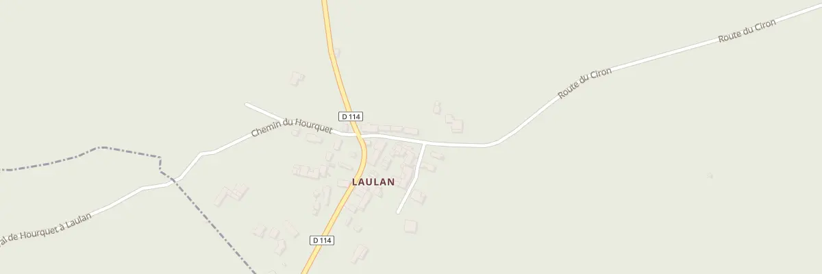 Plan du 171 Laulan à Léogeats