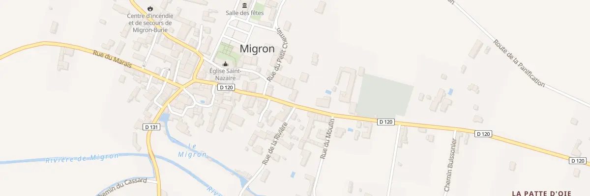 Plan du 23 Av de Saintonge à Migron