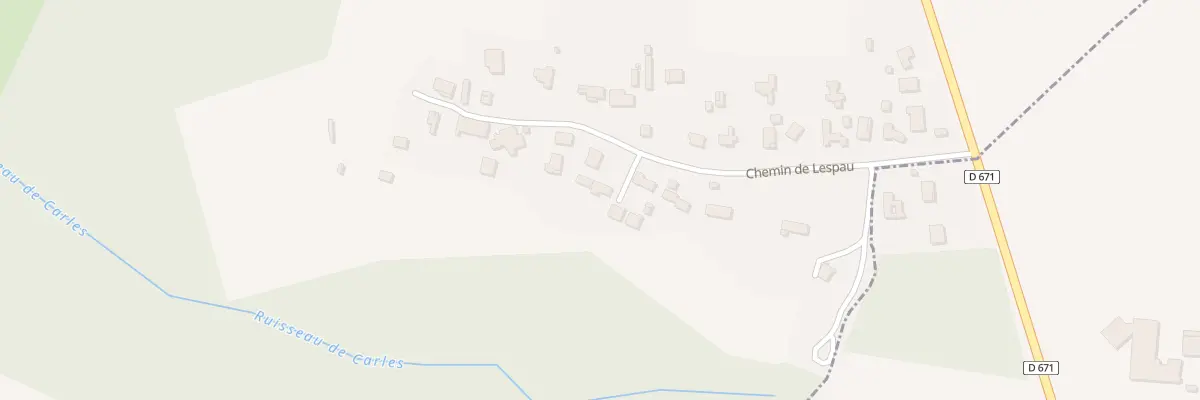 Plan du 18 Che de Lespau à Loupes