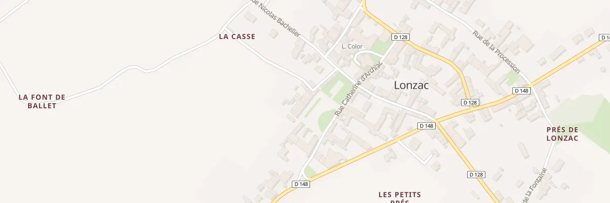 Plan du 4 Pl du Champ de Foire à Lonzac