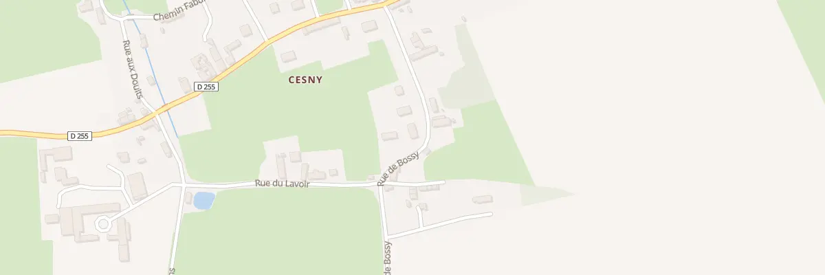 Plan du 6 Rue de Bossy à Cesny-les-Sources
