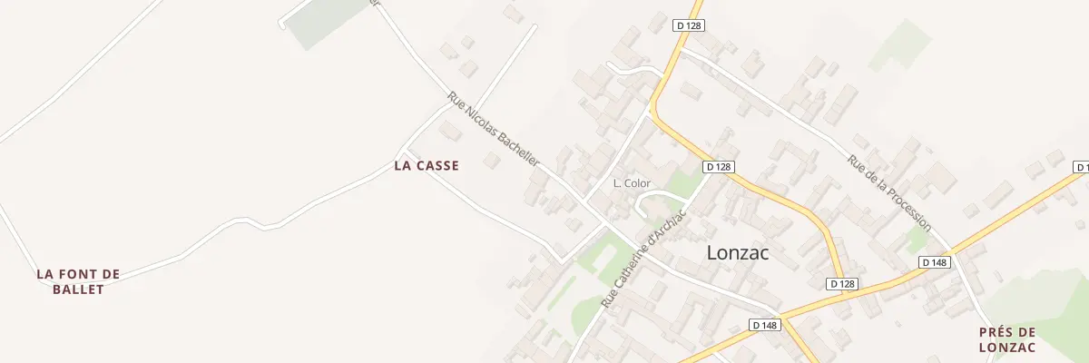 Plan du 5 Rue Nicolas Bachelier à Lonzac