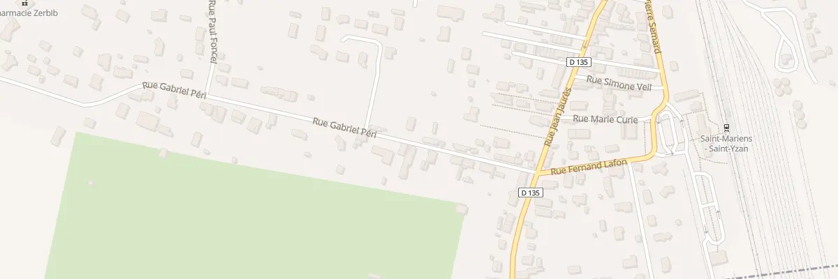 Plan du 8 Rue Gabriel Péri à Saint-Yzan-de-Soudiac