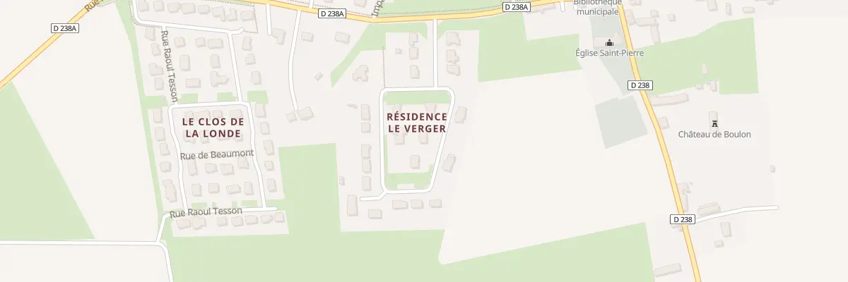 Plan du 142 Rue des Vergers à Boulon