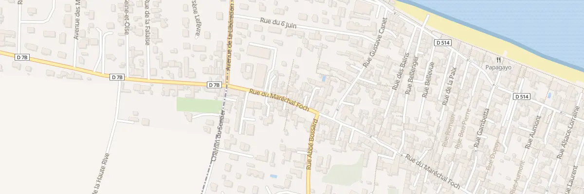 Plan du 132B Rue du Maréchal Foch à Saint-Aubin-sur-Mer