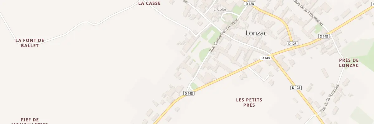 Plan du 2 Pl du Champ de Foire à Lonzac