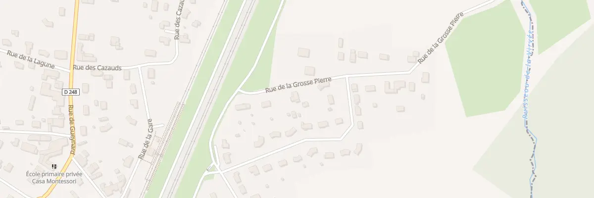 Plan du 56 Rue de la Grosse Pierre à Gauriaguet