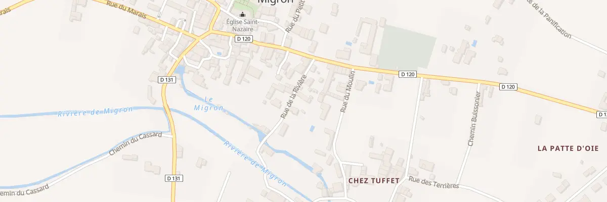 Plan du 7 Rue de la Rivière à Migron