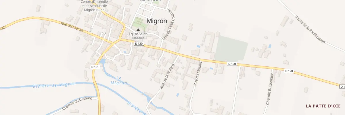 Plan du 24 Av de Saintonge à Migron