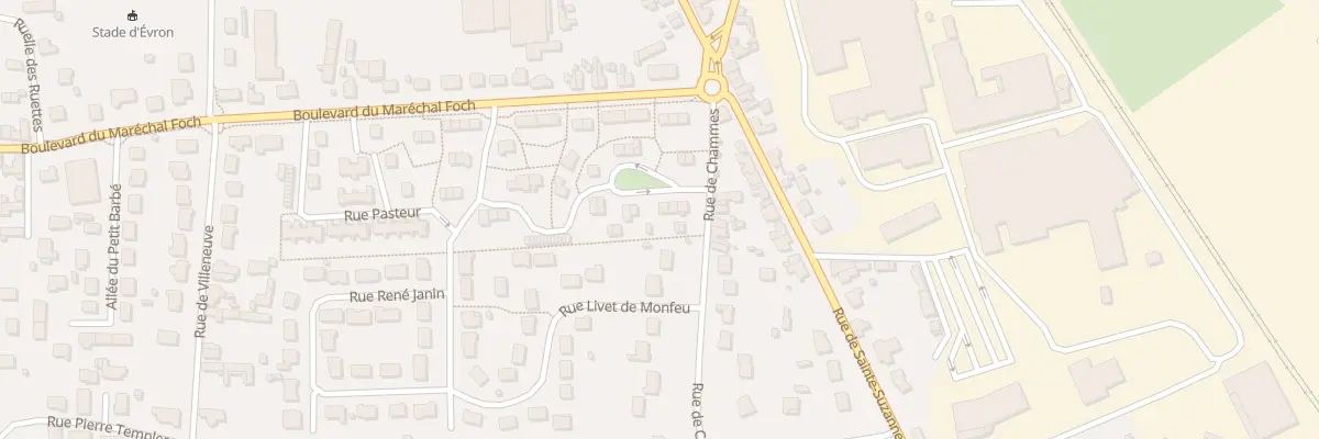 Plan du 16 Rue du Doc Roux à Évron