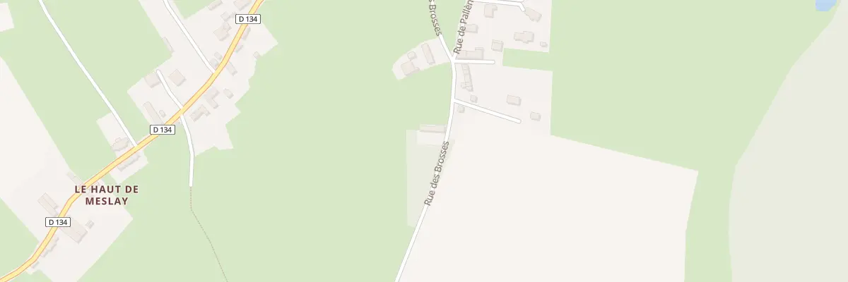 Plan du 2 Rue des Brosses à Meslay