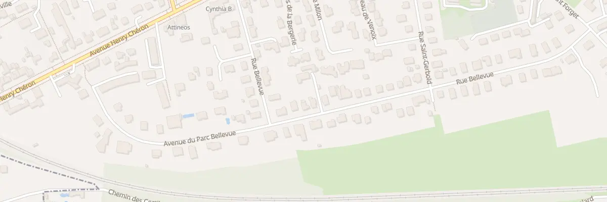 Plan du 52 Rue Bellevue à Caen