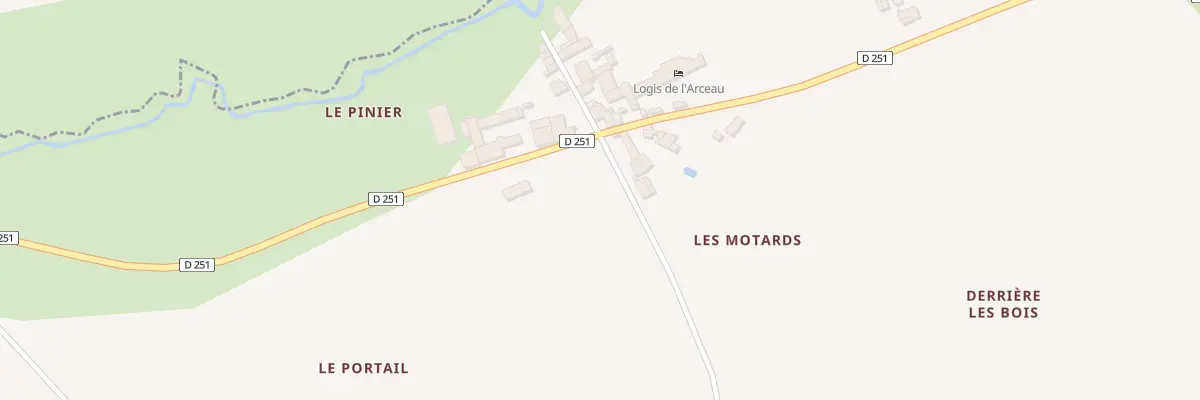 Plan du 121 Rte du Pont de la Roche à Celles