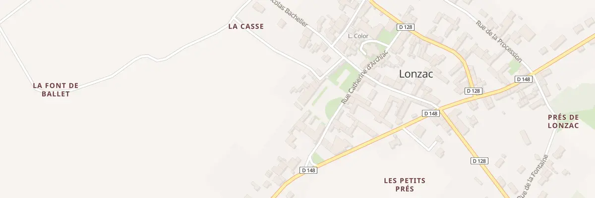 Plan du 3 Pl du Champ de Foire à Lonzac