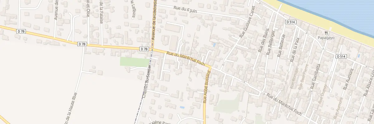 Plan du 117 Rue du Maréchal Foch à Saint-Aubin-sur-Mer