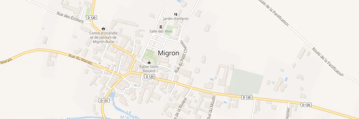 Plan du 1 Rue du Petit Chemin à Migron