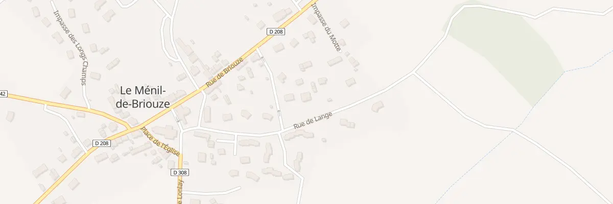 Plan du 9 Rue de Lange au Ménil-de-Briouze