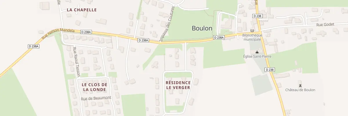 Plan du 32 Rue des Vergers à Boulon