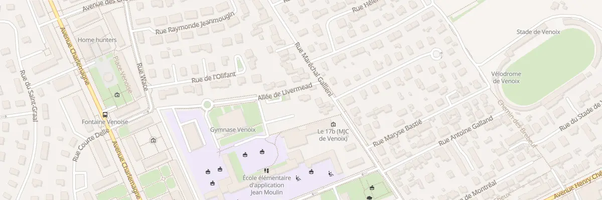 Plan du 27 Rue Maréchal Gallieni à Caen