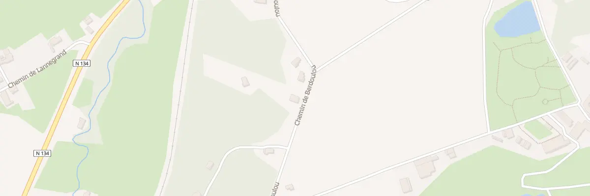 Plan du 9185 Che de Berdoulou à Gan