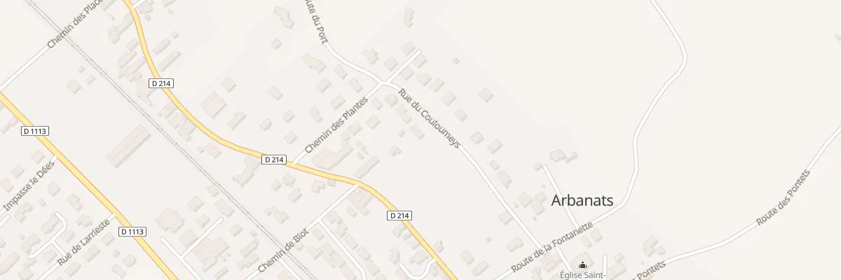 Plan du 14 Rue du Couloumeys à Arbanats