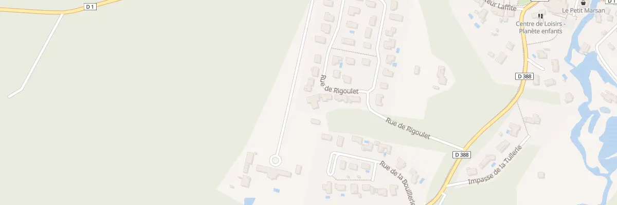 Plan du 652 Rue de Rigoulet à Bougue