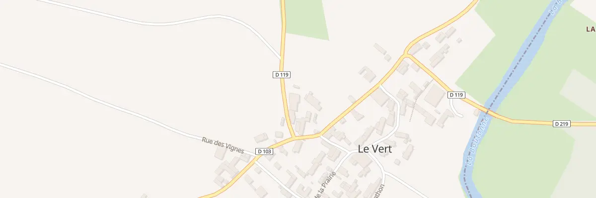Plan du 2 Rue des Fontaines au Vert