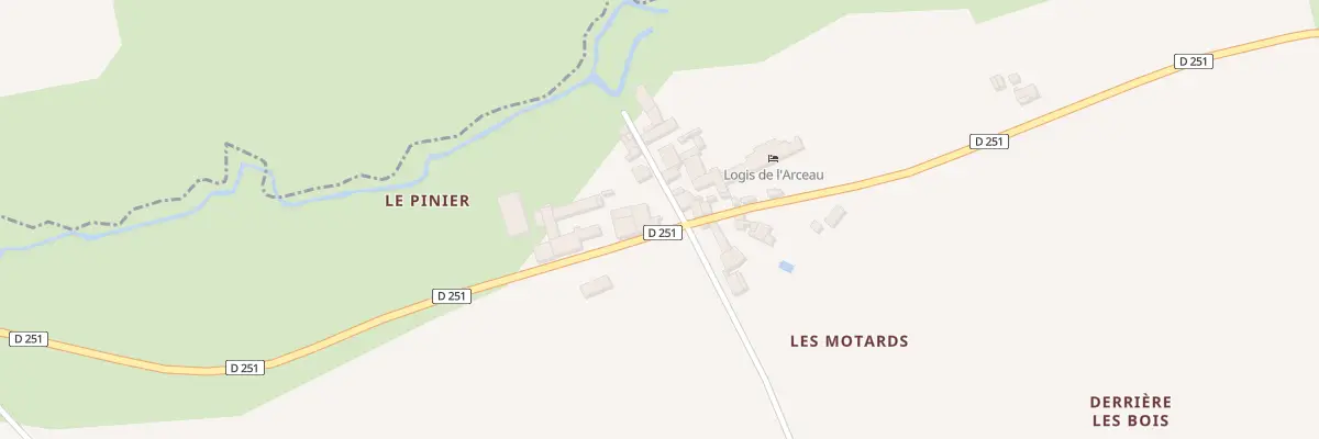 Plan du 1 Imp de la Fontaine à Celles