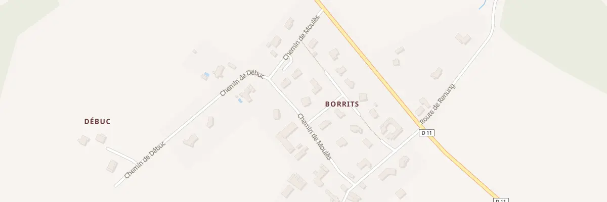 Plan du 10 Lot de Borrits à Classun