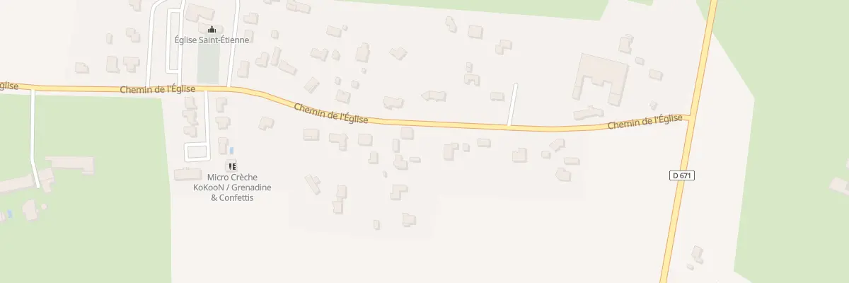 Plan du 12B Rte de l’Eglise à Loupes