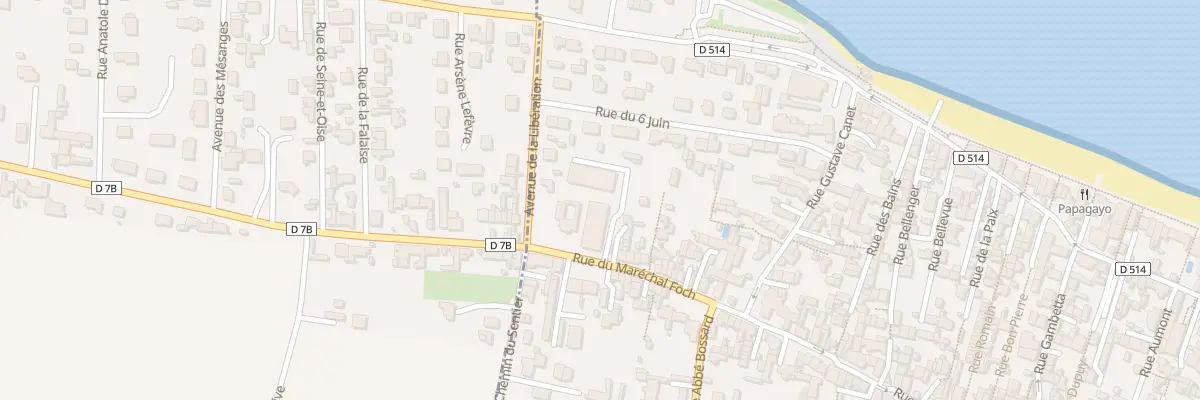Plan du 144 Rue du Maréchal Foch à Saint-Aubin-sur-Mer