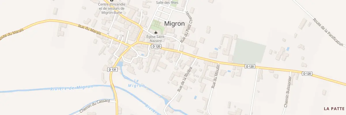 Plan du 16 Av de Saintonge à Migron