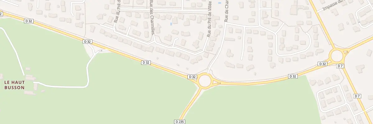 Plan du 50 Rue du Pré de Villée à Évron