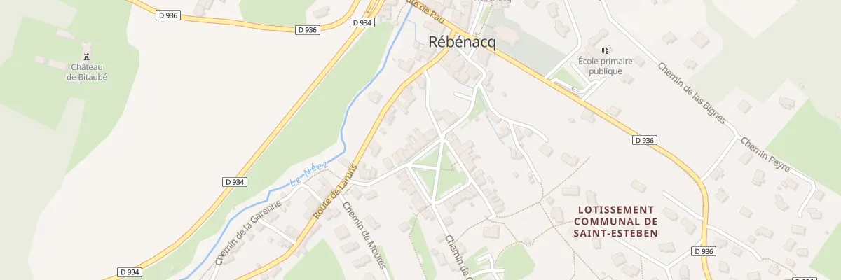 Plan du 4 Pl de la Bielle à Rébénacq