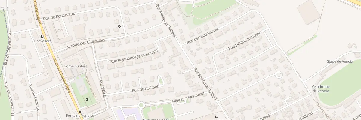 Plan du 47 Rue Maréchal Gallieni à Caen
