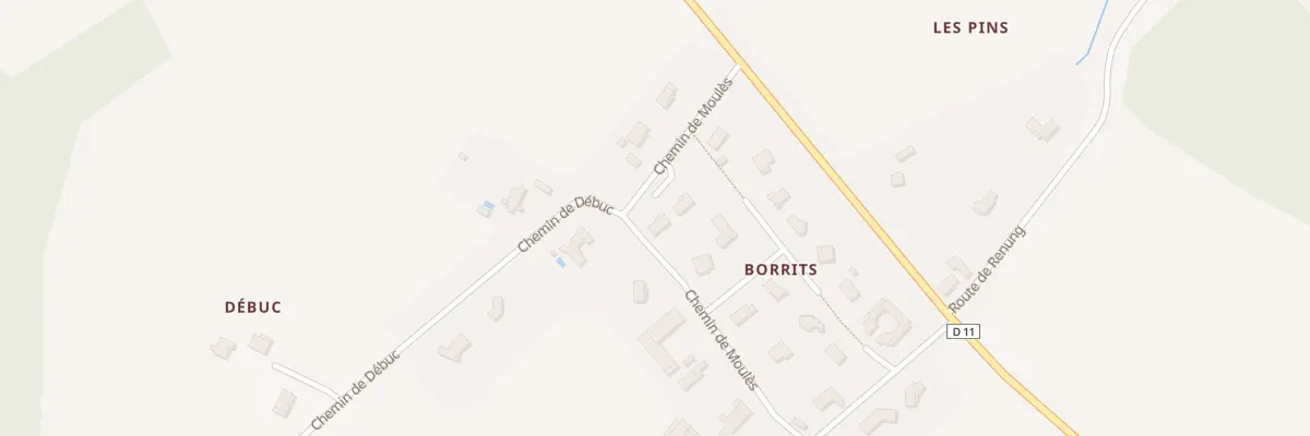 Plan du 9 Lot de Borrits à Classun