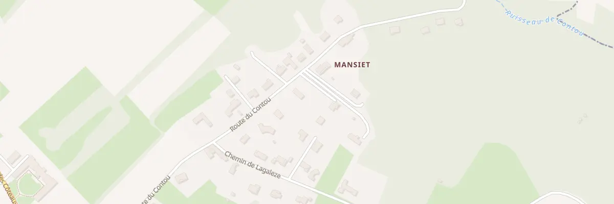 Plan du 885 Rte du Contou à Tabanac