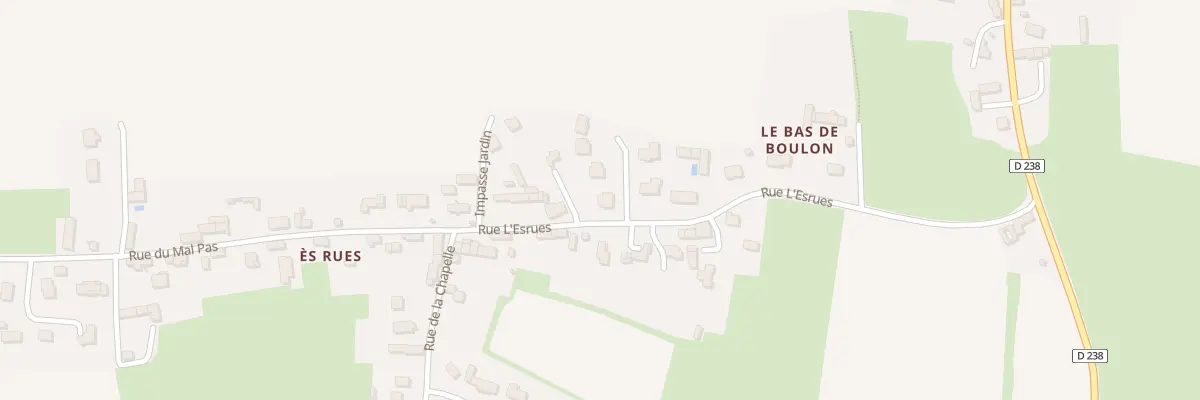 Plan du 290 Rue L’Esrues à Boulon
