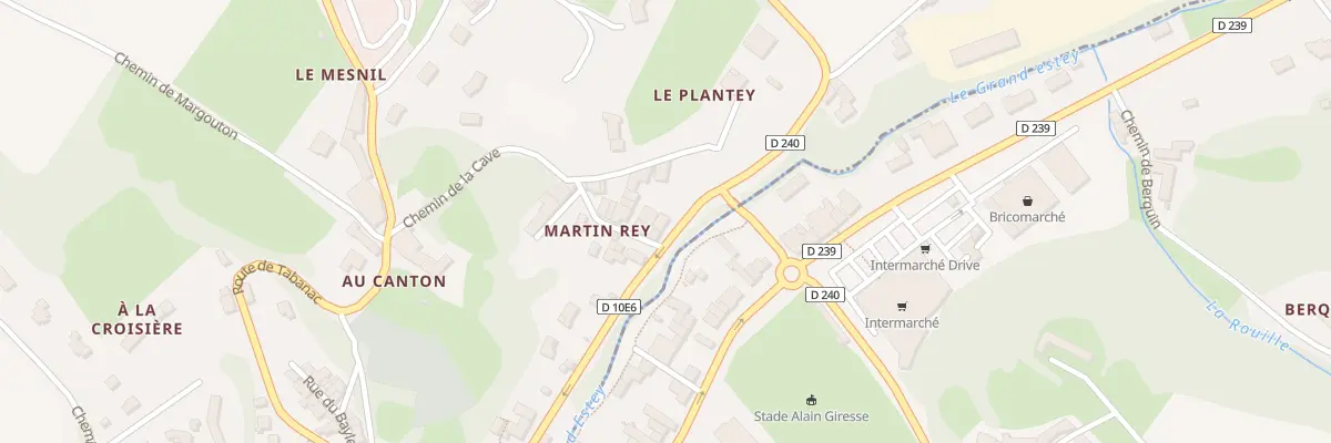 Plan du 39A Rue du Pont de Rose au Tourne
