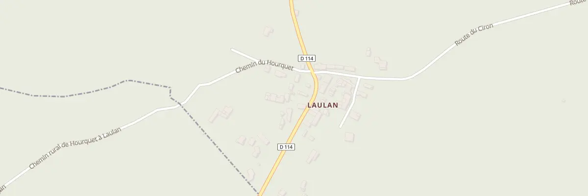 Plan du 6 Laulan à Léogeats
