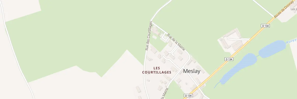 Plan du 3 Rue des Courtillages à Meslay