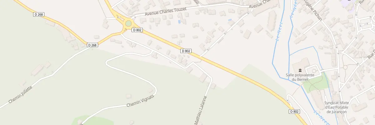 Plan du 2 Che Vignats à Jurançon