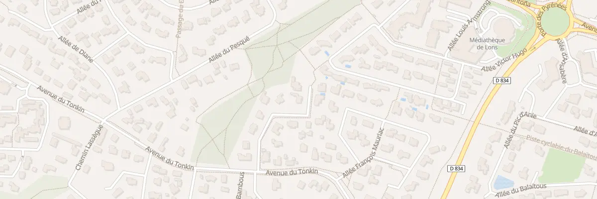Plan du 13 Che de la Chêneraie à Lons
