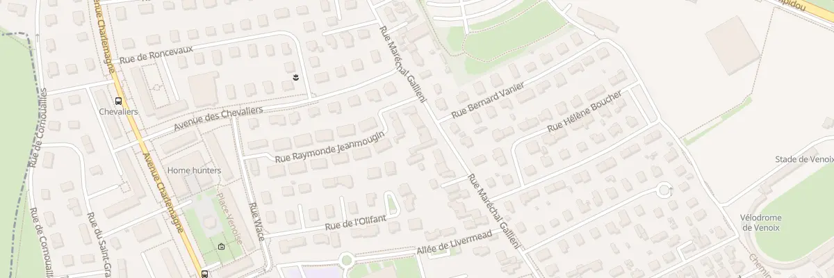 Plan du 53 Rue Maréchal Gallieni à Caen