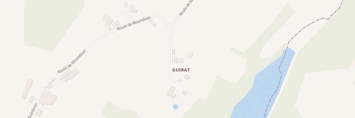 Plan du 85 Che de Guirat à Castelnau-Tursan
