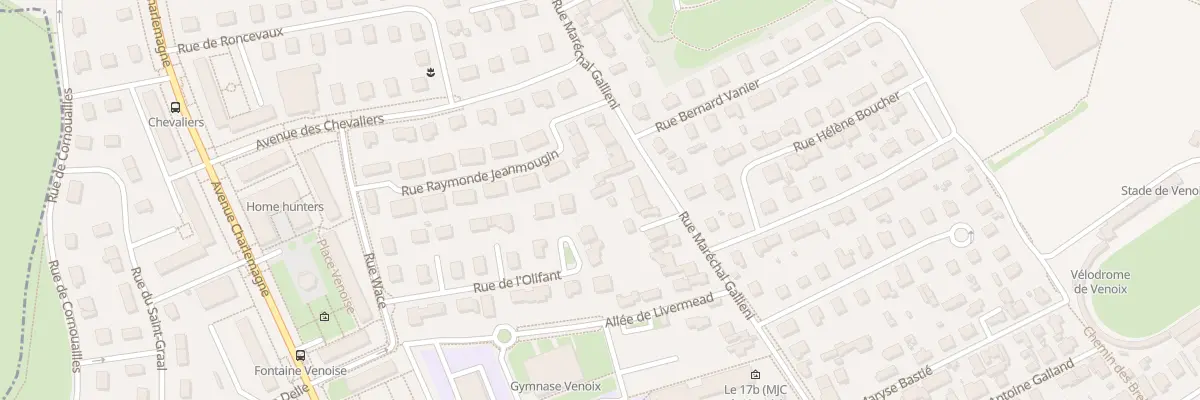 Plan du 49 Rue Maréchal Gallieni à Caen